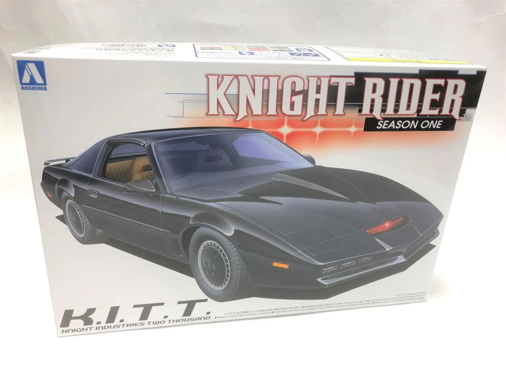 Aoshima Knight Rider KITT Modellauto 1 Season 1:24 Plasik Bausatz – Bild 3
