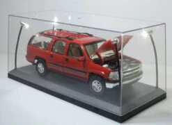 Modellauto Vitrine Schwarz 1:18 - 1:32 LED 4x Beleuchtet