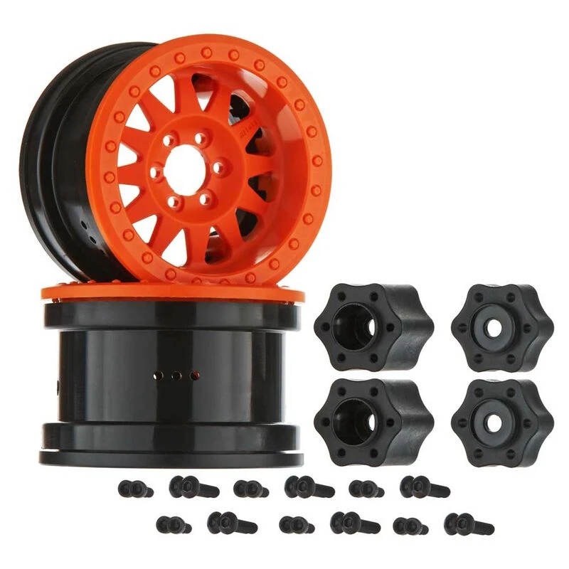 Axial AX31364 2.2 Method Beadlock Wheel IFD Orange (2)
