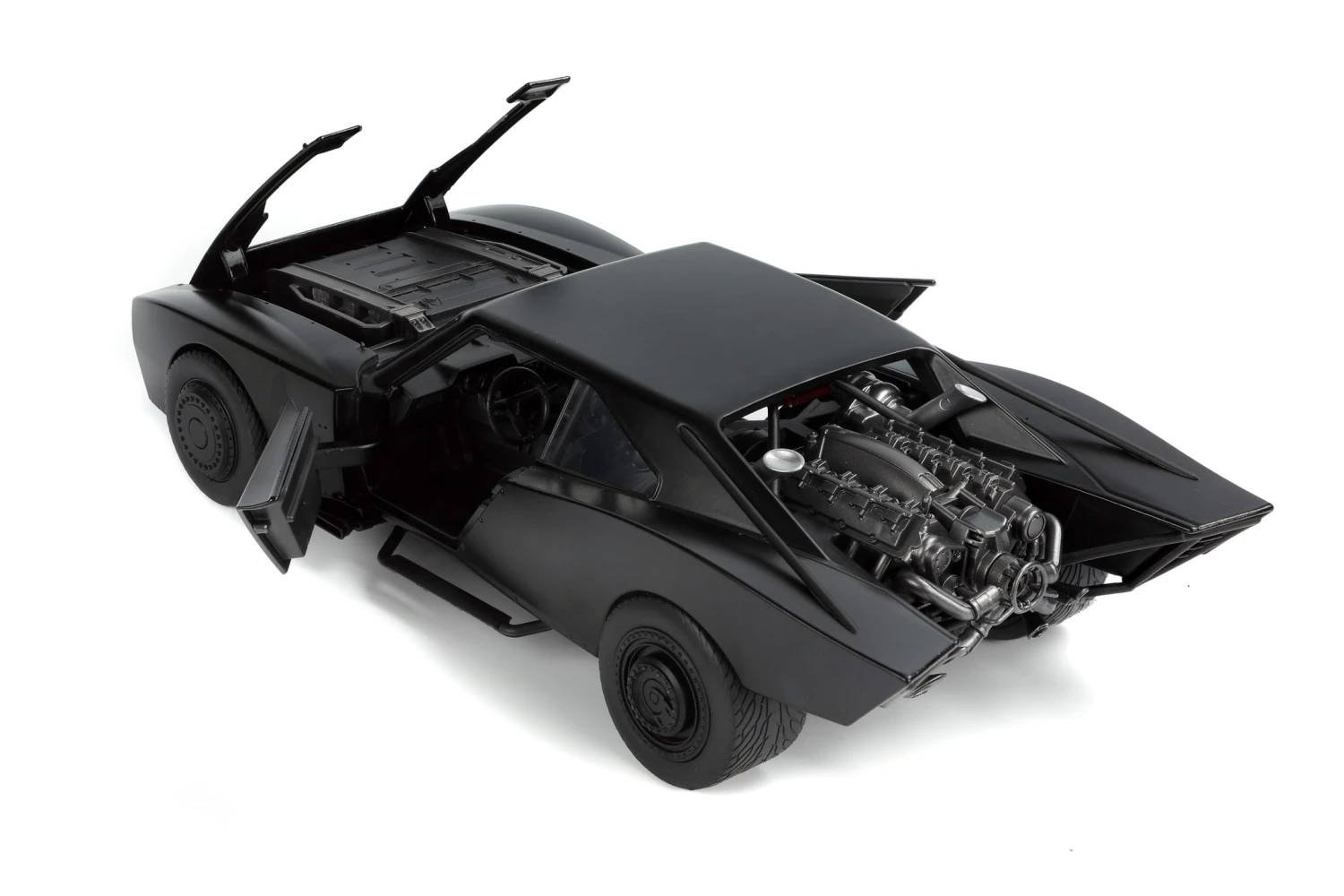 Jada Batman Batmobile 2022, 1:18 Modellauto Mit Beleuchtung, Figur – Bild 8