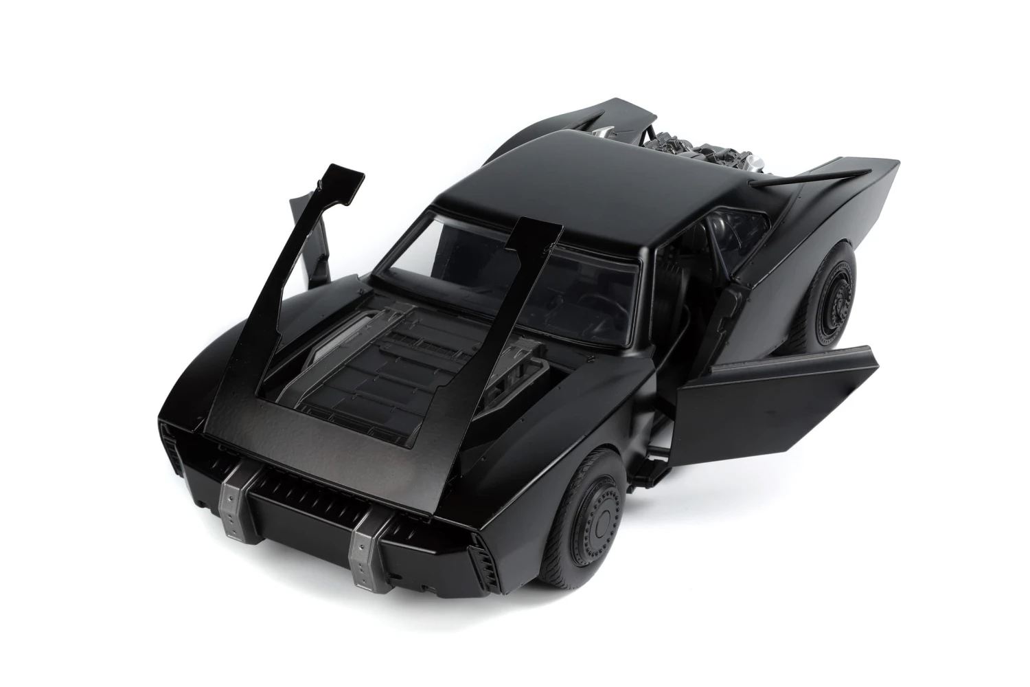Jada Batman Batmobile 2022, 1:18 Modellauto Mit Beleuchtung, Figur – Bild 9