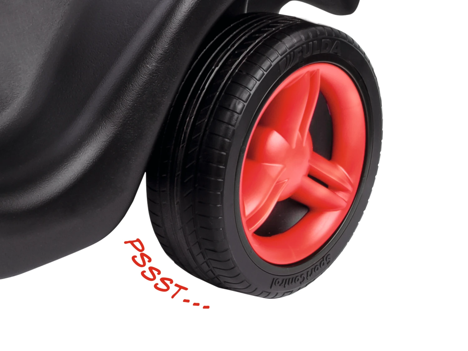 BIG Bobby Car Fulda + Flüsterreifen + Trailer – Bild 3