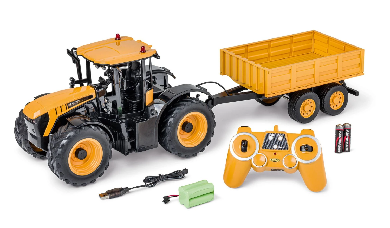 Carson RC Traktor 1:16 JCB Mit Häng. 2,4Ghz 100% RTR
