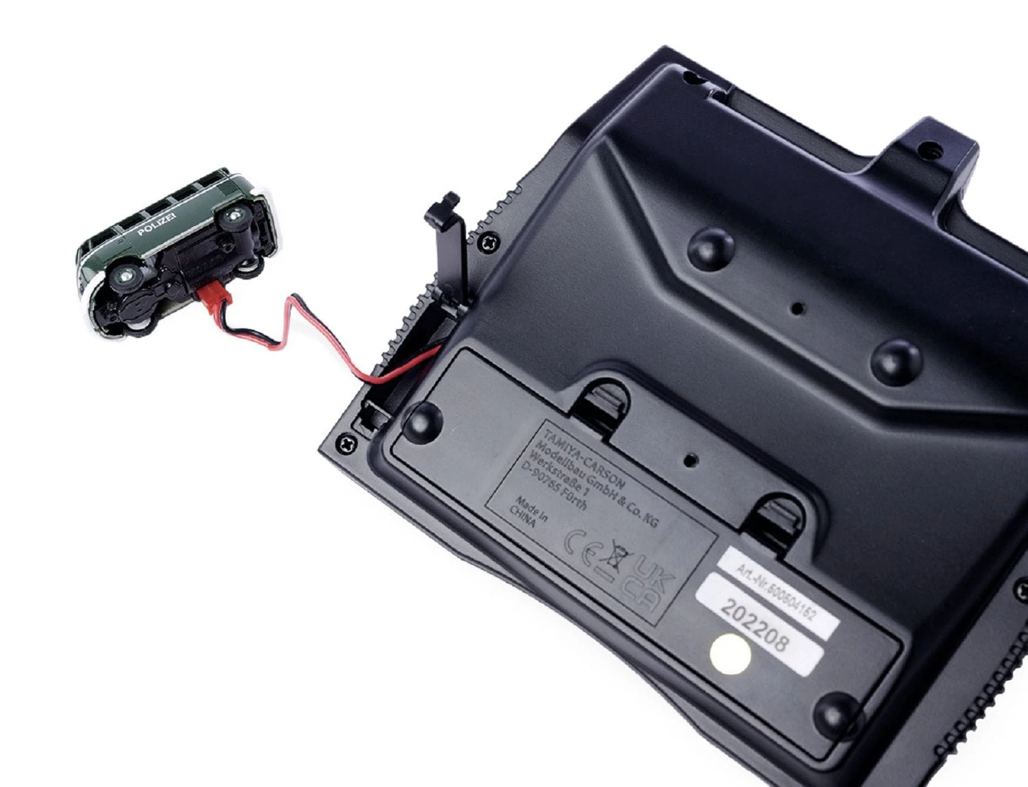 Carson 1:87 H0 RC VW T1 Polizei + Malteser Combo HO 2,4Ghz LCD – Bild 8