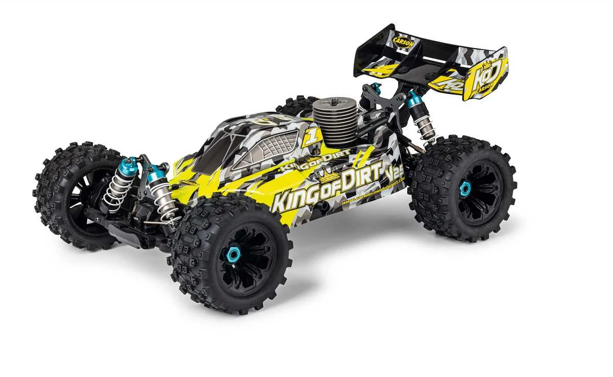 Carson RC Verbrenner Buggy 1:8 King Of Dirt Buggy V25 GP RTR – Bild 2