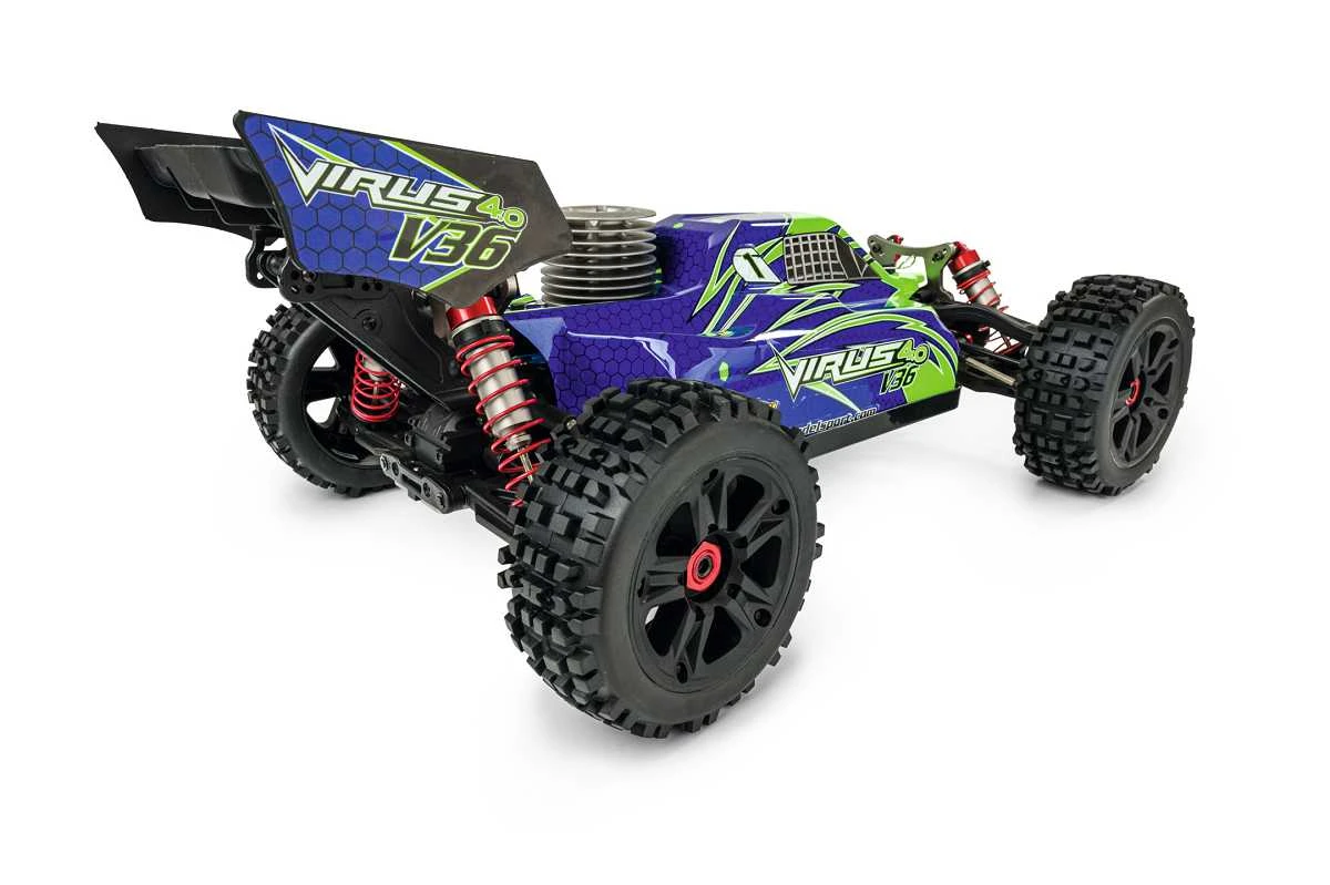 Carson RC Verbrenner Buggy 1:8 Virus 4.0 Pro V 36 2,4Ghz RTR – Bild 3