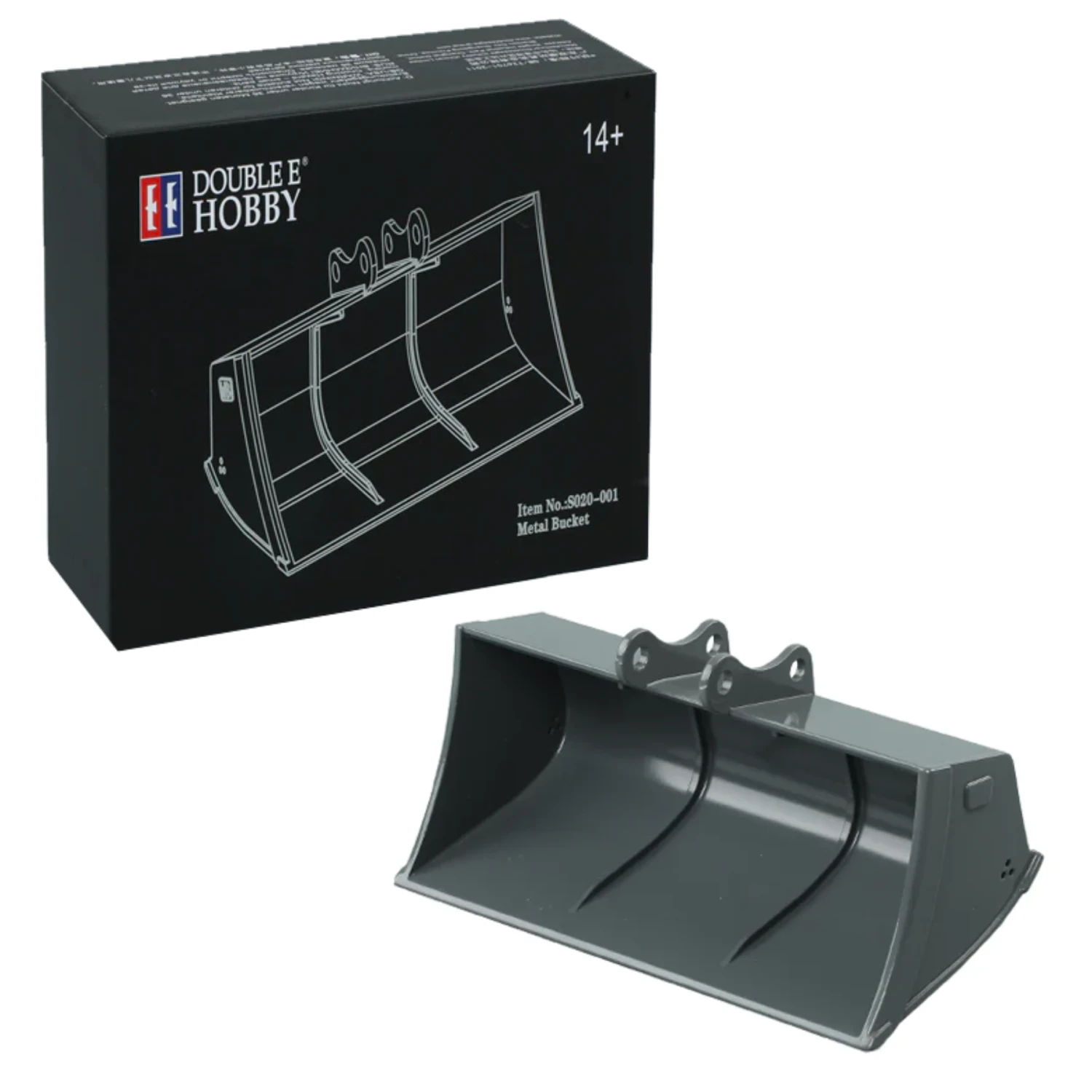 FM Double E Hobby Bagger Schaufel Böschungslöffel Volvo EC160E 1:14