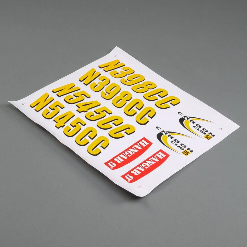 Hangar 9 Dekorbogen: Carbon Cub 15cc