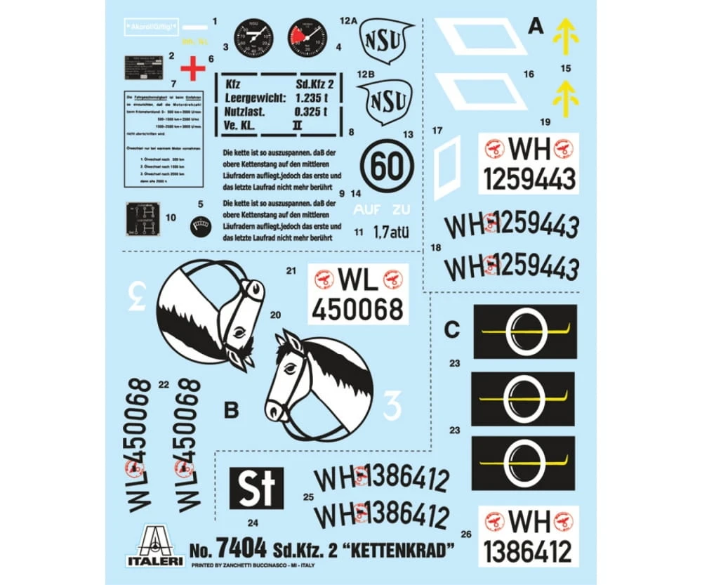 Italeri 1:9 NSU HK 101 "Kettenkrad" – Bild 3