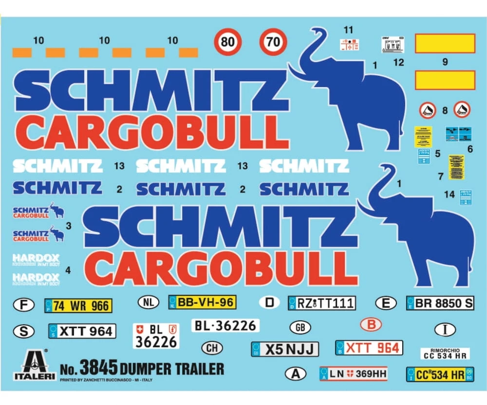 Italeri 1:24 3-Achs Muldenkipper Anhänger – Bild 3