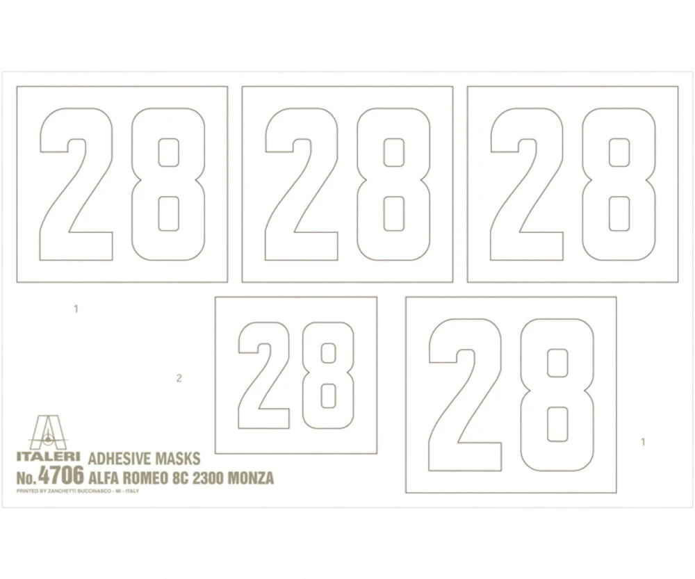 Italeri 1:12 Alfa Romeo 8C 2300 Monza Nuvolari – Bild 4