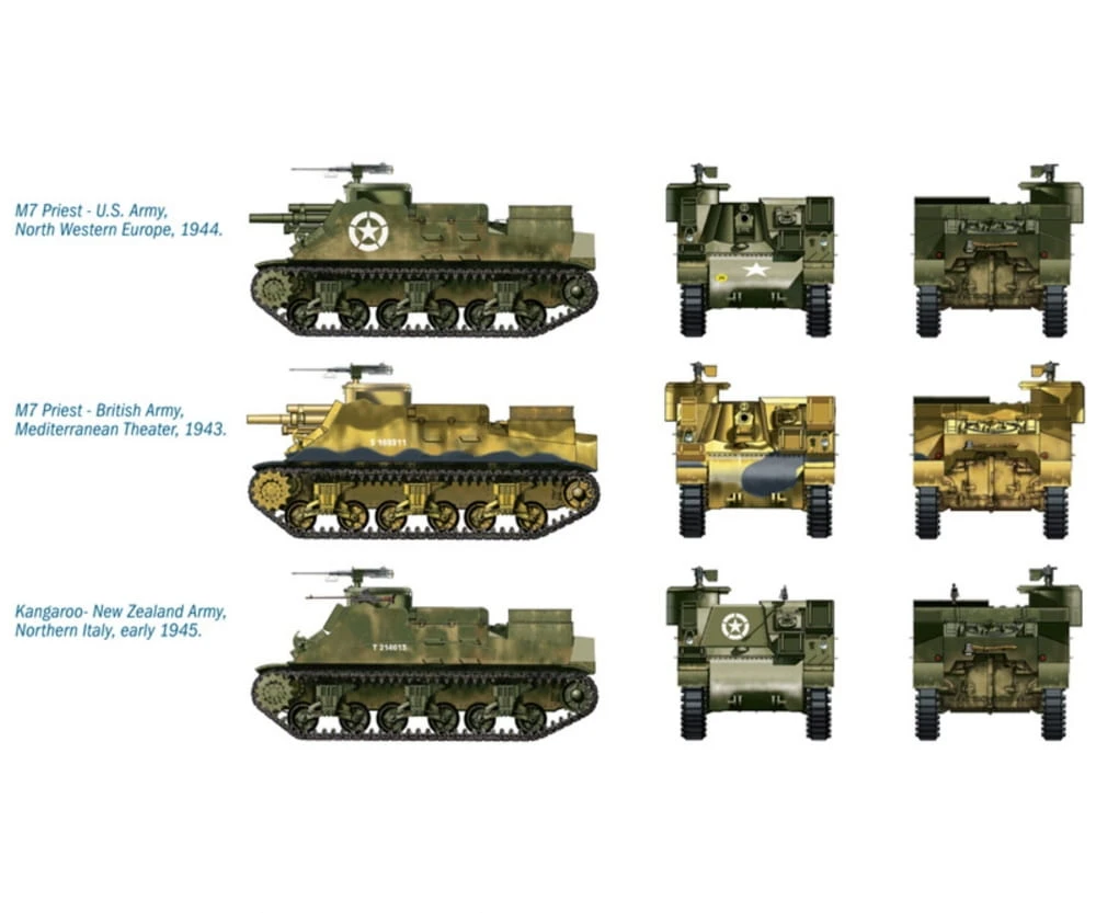 Italeri 1:72 US M7 Priest 105mm Kang. Fa. Ass Kit – Bild 4