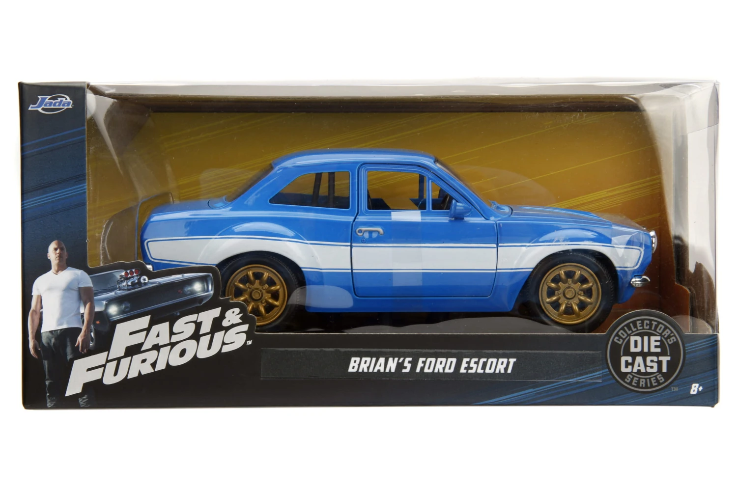 Jada Fast & Furious 1974 Ford Escort 1:24 Modellauto – Bild 5