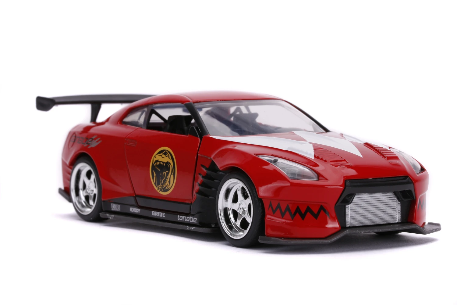 Jada Power Rangers 2009 Nissan GT-R R35 1:32 Modellauto – Bild 4