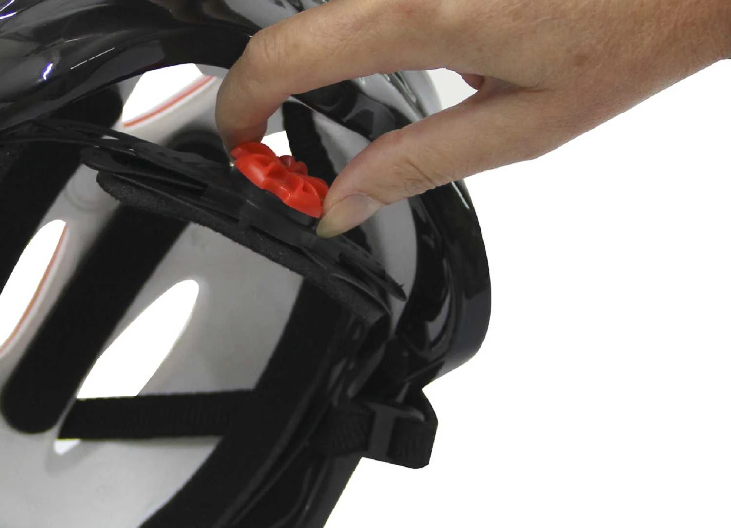 Jamara Kinder Fahrradhelm M Rot – Bild 2