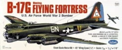 Guillow's Standmodell - Freiflugmodell B-17G Flying Fortress 1:28 Balsa Holz Bausatz