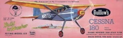 Guillow's Freiflugmodell Cessna 180 Wurfgleiter Balsabausatz