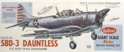 Guillow's Freiflugmodell SBD-3 Dauntless 1:16 Scale Wurfgleiter Flieger Balsabausatz