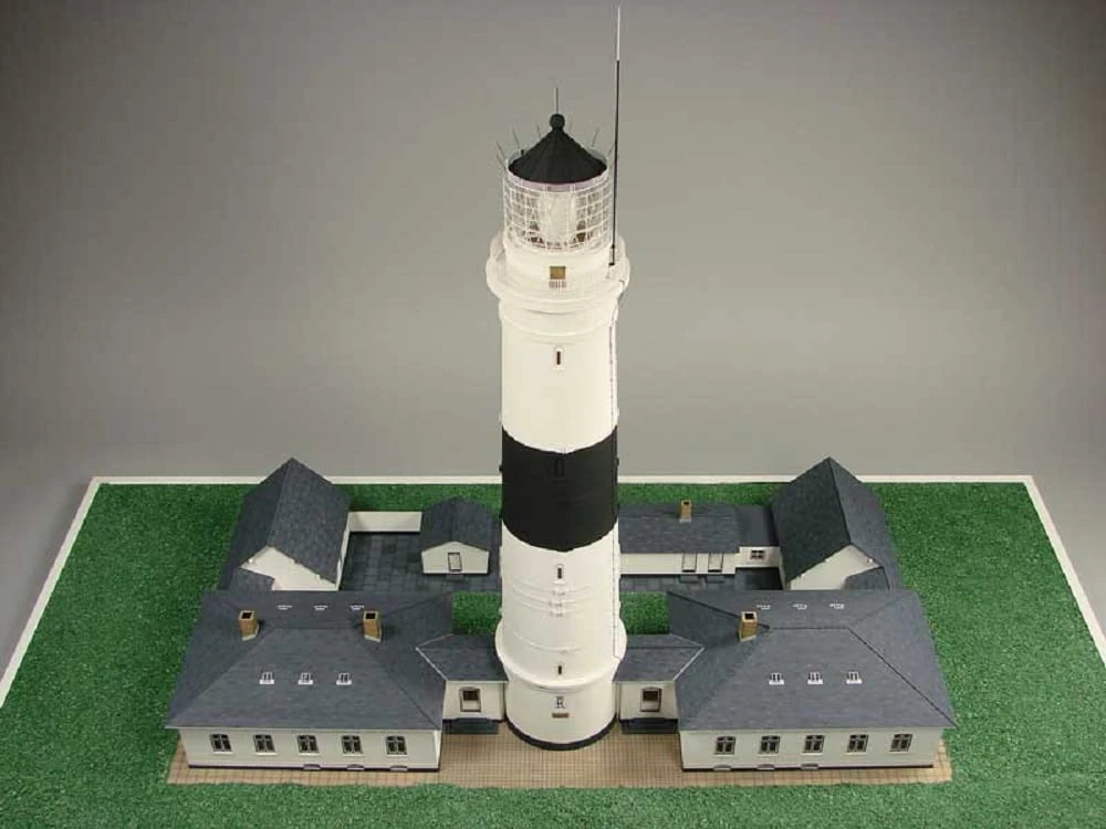 Shipyard Gebäude Für Leuchtturm Deutschland Sylt Kampen 1:72 Laser Kartonbausatz – Bild 3