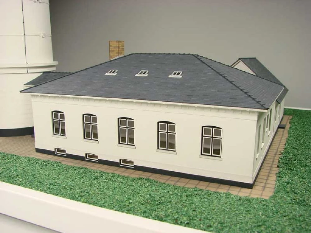 Shipyard Gebäude Für Leuchtturm Deutschland Sylt Kampen 1:72 Laser Kartonbausatz – Bild 8