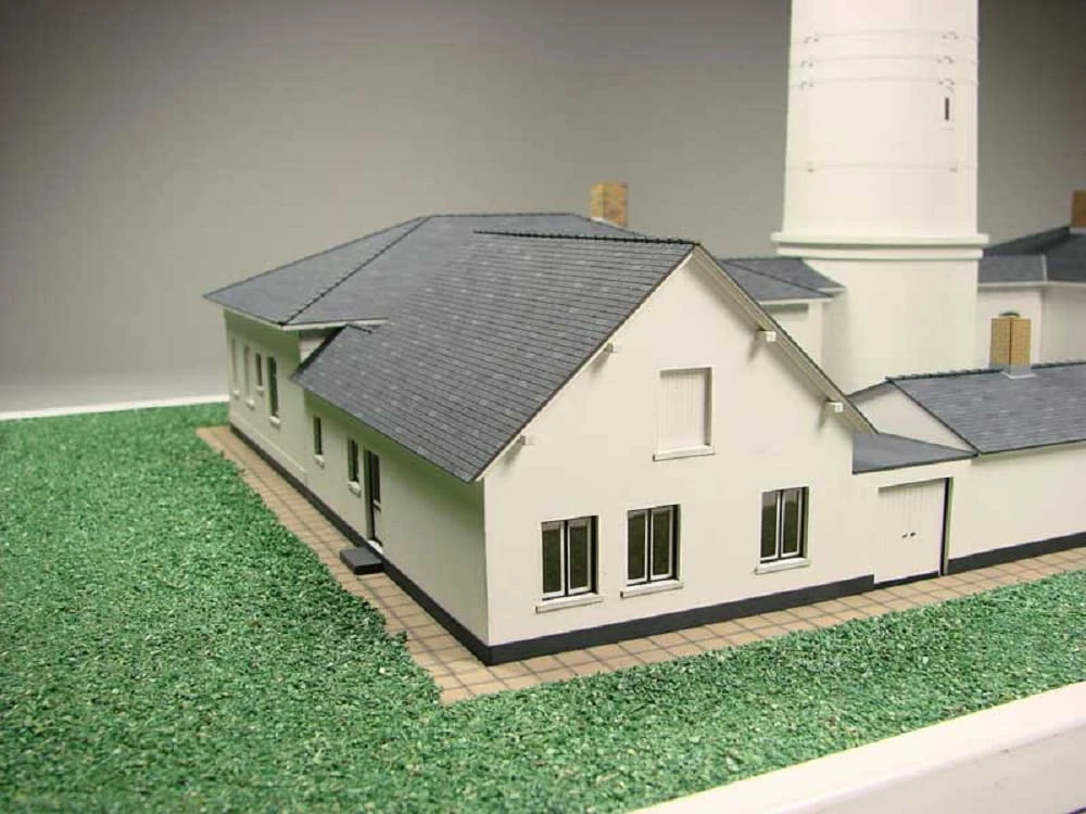 Shipyard Gebäude Für Leuchtturm Deutschland Sylt Kampen 1:72 Laser Kartonbausatz – Bild 9