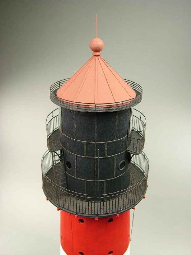 Shipyard Leuchtturm Westerheversand Lighthouse Germany 1906 1:72 Laser Kartonbausatz – Bild 2