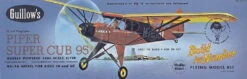 Guillow's Freiflugmodell Piper Super Cub Wurfgleiter Holz Balsabausatz