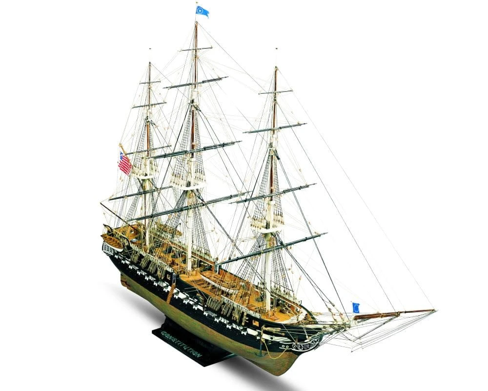 Mamoli Schiff USS Constitution Fregatte Der USA 1797 1:93 Holz Bausatz – Bild 2