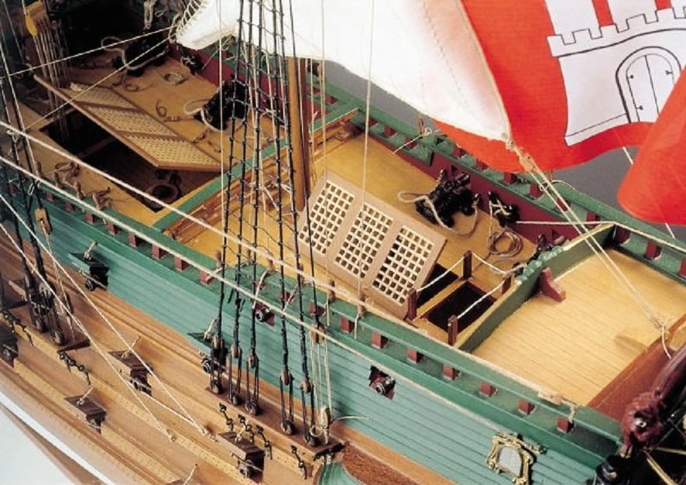 Corel Schiff Wappen Von Hamburg 1:50 Baukasten – Bild 4