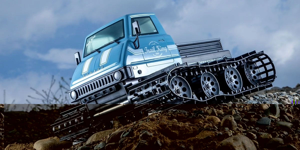 Kyosho RC Trail King 1:12 RTR Raupenfahrzeug T2 Blau – Bild 12