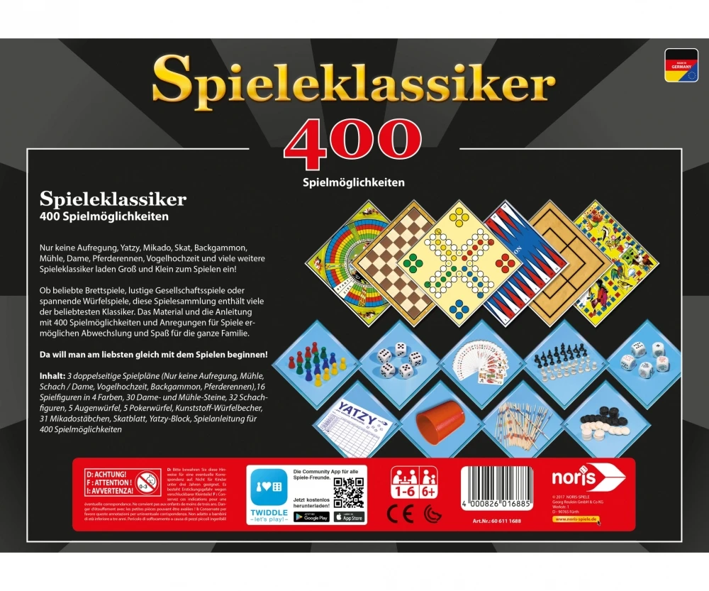 Noris Spieleklassiker - 400 Spielmöglichkeiten – Bild 3
