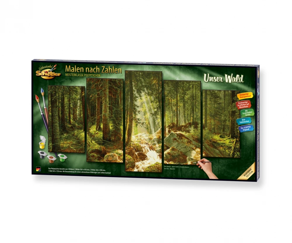Schipper Mahlen Nach Zahlen Unser Wald (Polypt.) – Bild 6