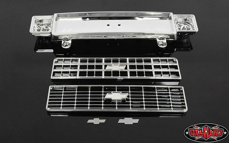 RC4WD Chevrolet Blazer Chrome Front Grill W/Optional Inserts