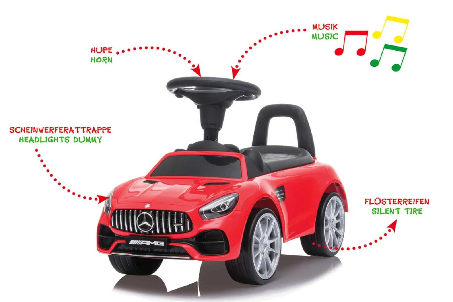 Jamara Rutscher Mercedes-Benz AMG GT Rot