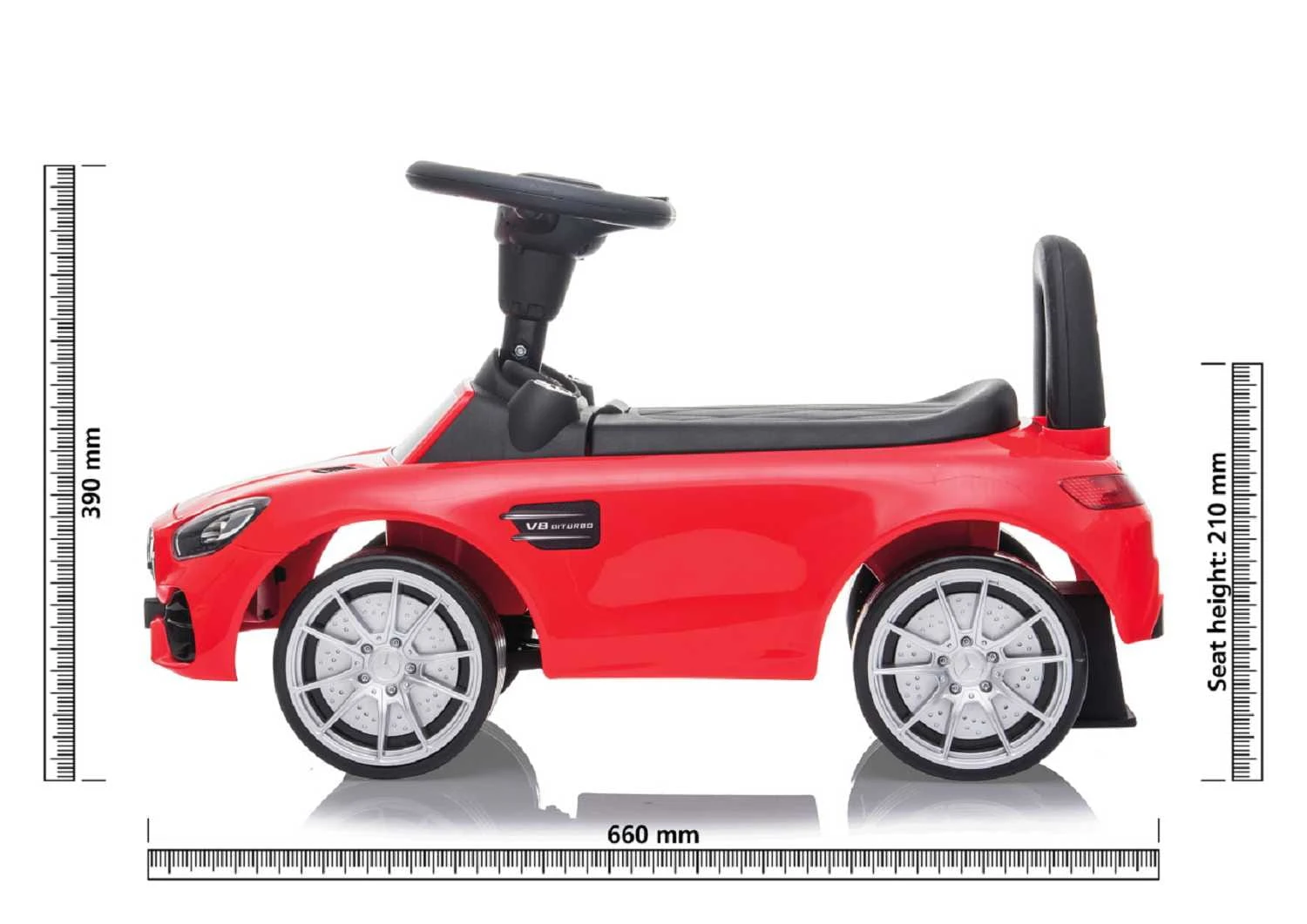 Jamara Rutscher Mercedes-Benz AMG GT Rot – Bild 8