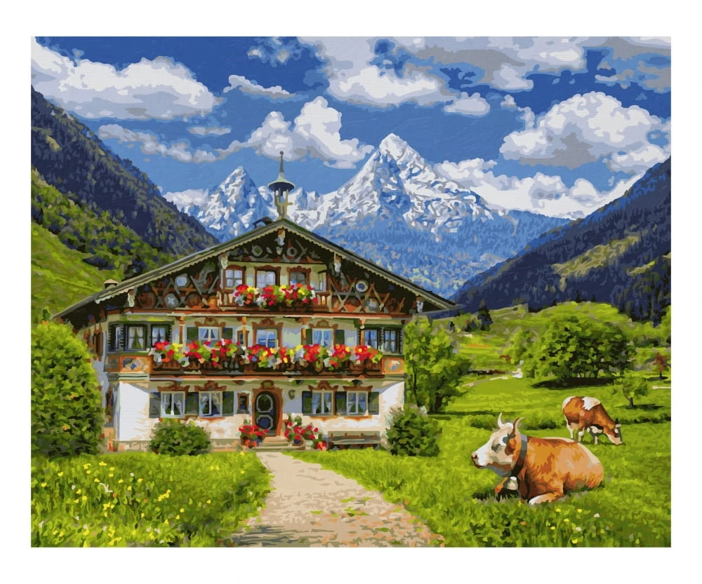 Schipper Malen Nach Zahlen - Bergbauernhof