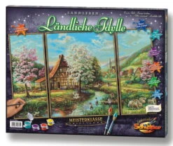 Schipper Malen Nach Zahlen Ländliche Idylle Meisterklasse Triptychon