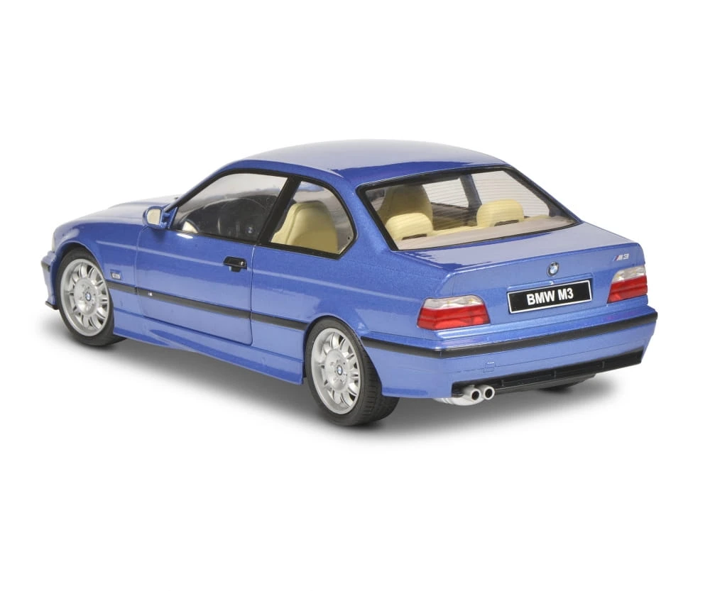Solido 1:18 BMW E36 Coupé M3 Blau Modellauto – Bild 2