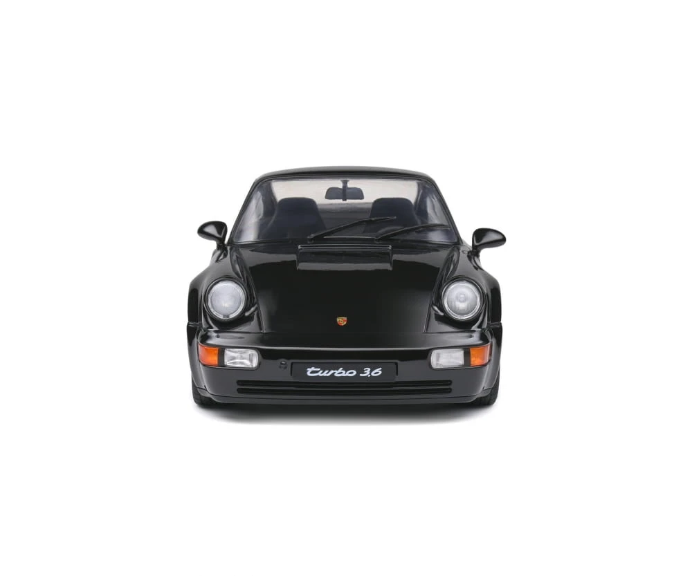 Solido 1:18 Porsche 911 (964) Schwarz Modellauto – Bild 7