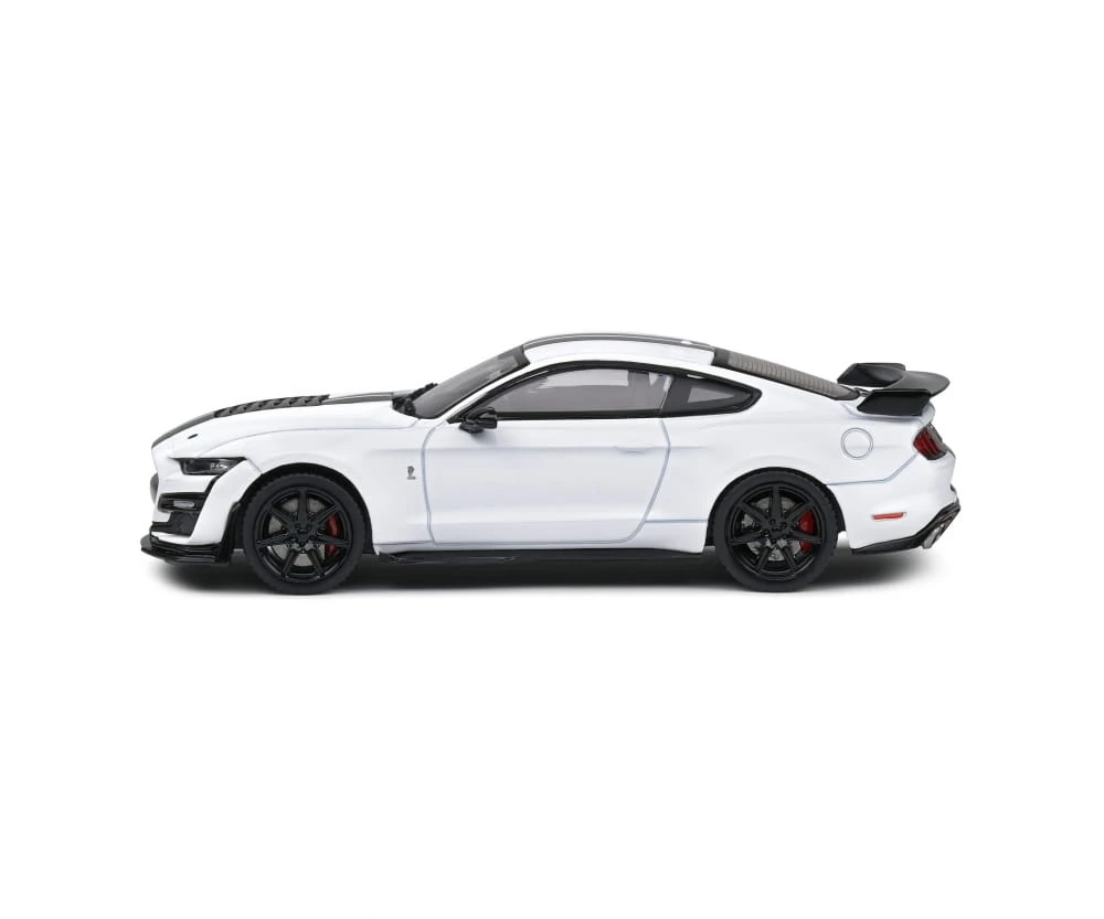 Solido 1:43 Ford Mustang GT500 Weiß/schwarz Modellauto – Bild 8