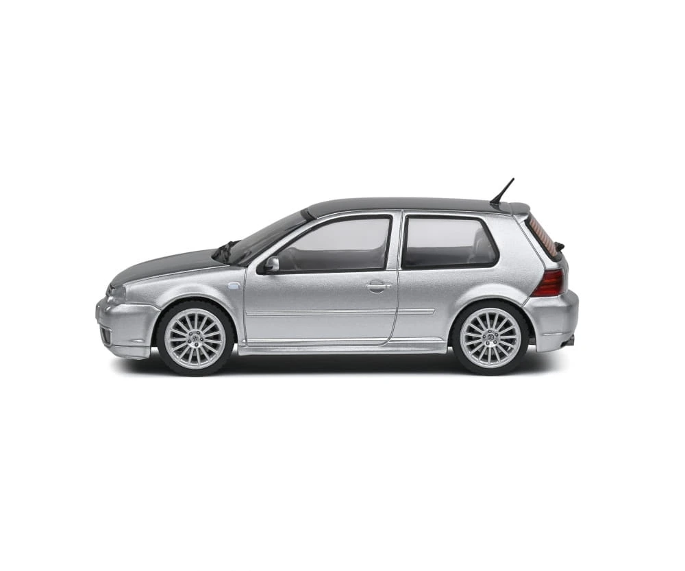 Solido 1:43 VW Golf R32 2003 Silb Modellauto – Bild 5