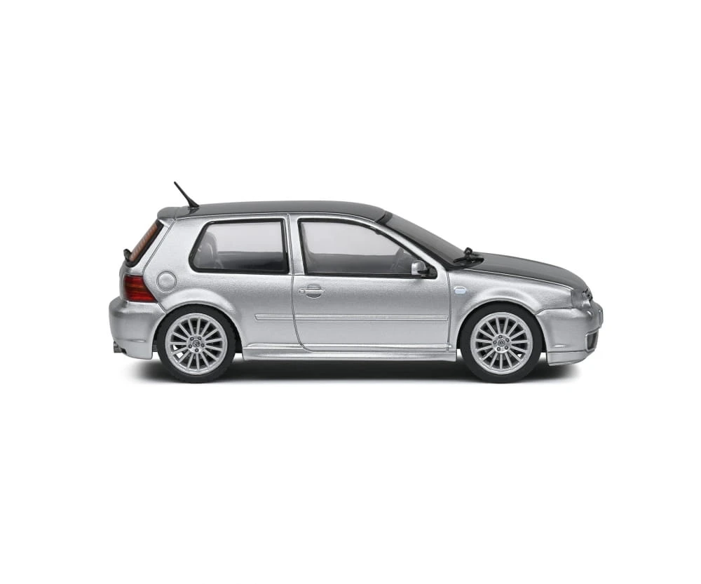 Solido 1:43 VW Golf R32 2003 Silb Modellauto – Bild 6