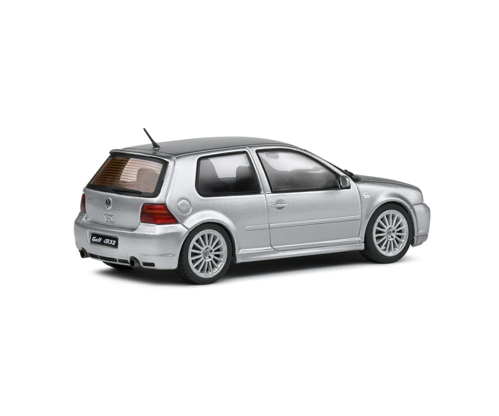 Solido 1:43 VW Golf R32 2003 Silb Modellauto – Bild 7