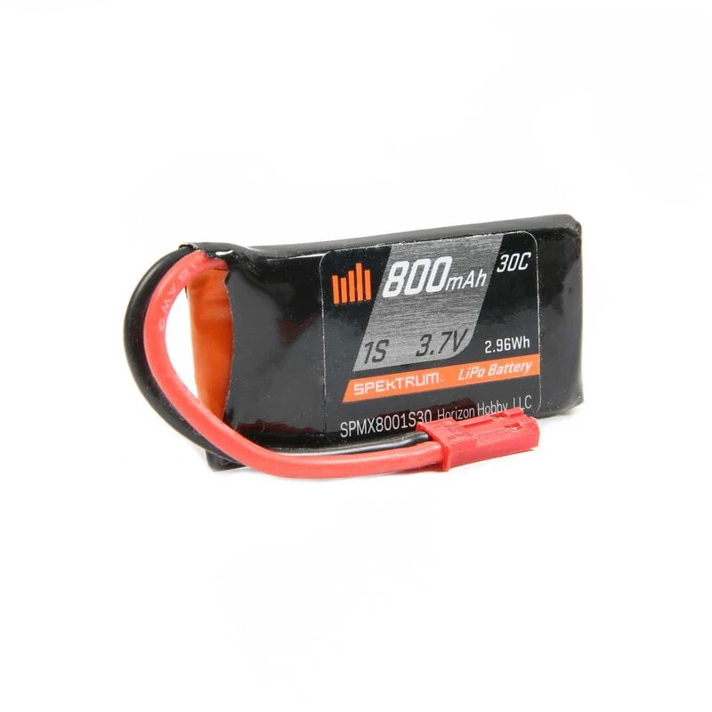 Spektrum Lipo Akku 800mAh 1S 3.7V 30C JST