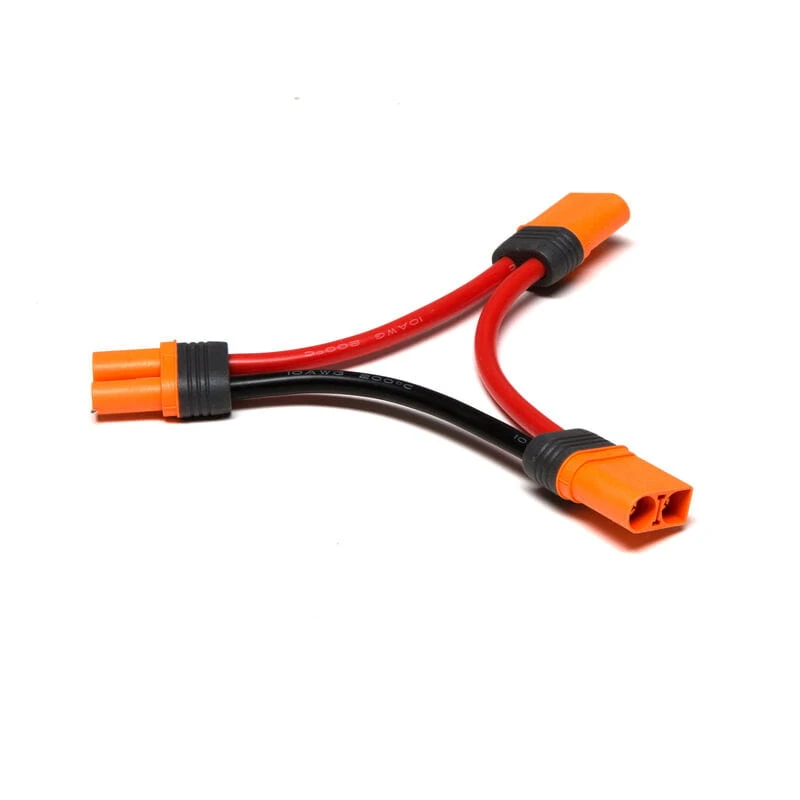 Spektrum IC5 Battery Series Harness 4" / 100mm; 10 AWG Smart