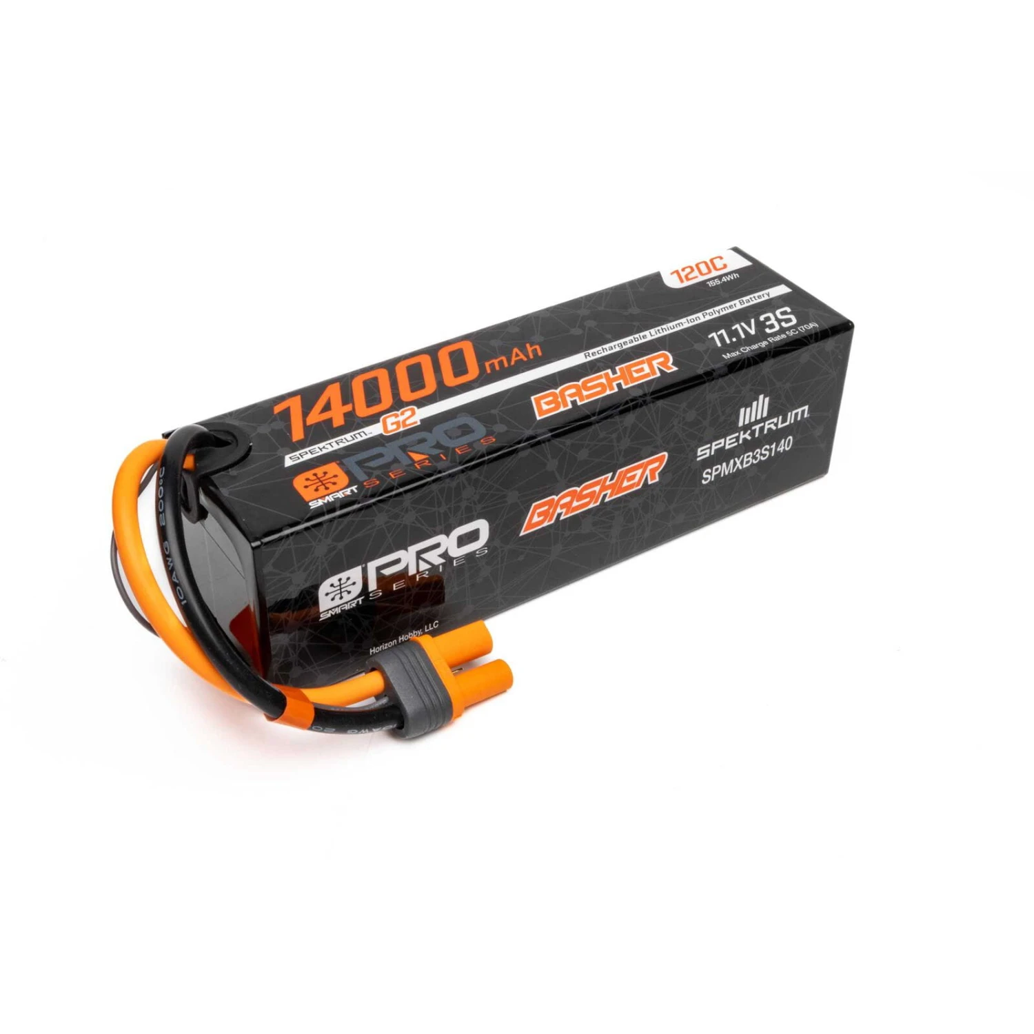 Spektrum Lipo Akku 11,1V 14000mAh 3S Smart Pro Basher 120C IC5