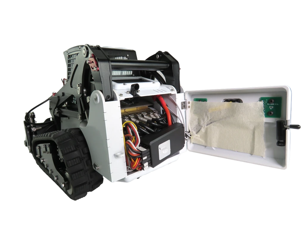 Thicon 1:14 Kompaktlader Mit Kettenfahrwerk Weiß/schwarz RTR M. RC – Bild 2