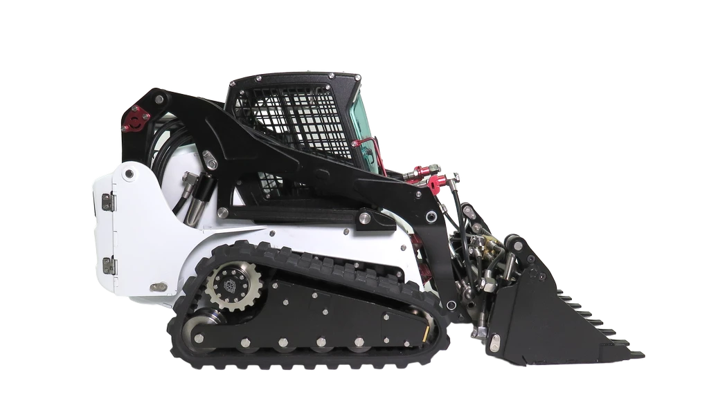 Thicon 1:14 Kompaktlader Mit Kettenfahrwerk Weiß/schwarz RTR M. RC – Bild 4