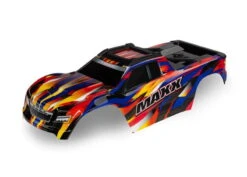 Traxxas Karosserie Maxx Gelb Lackiert + Decal Sheet