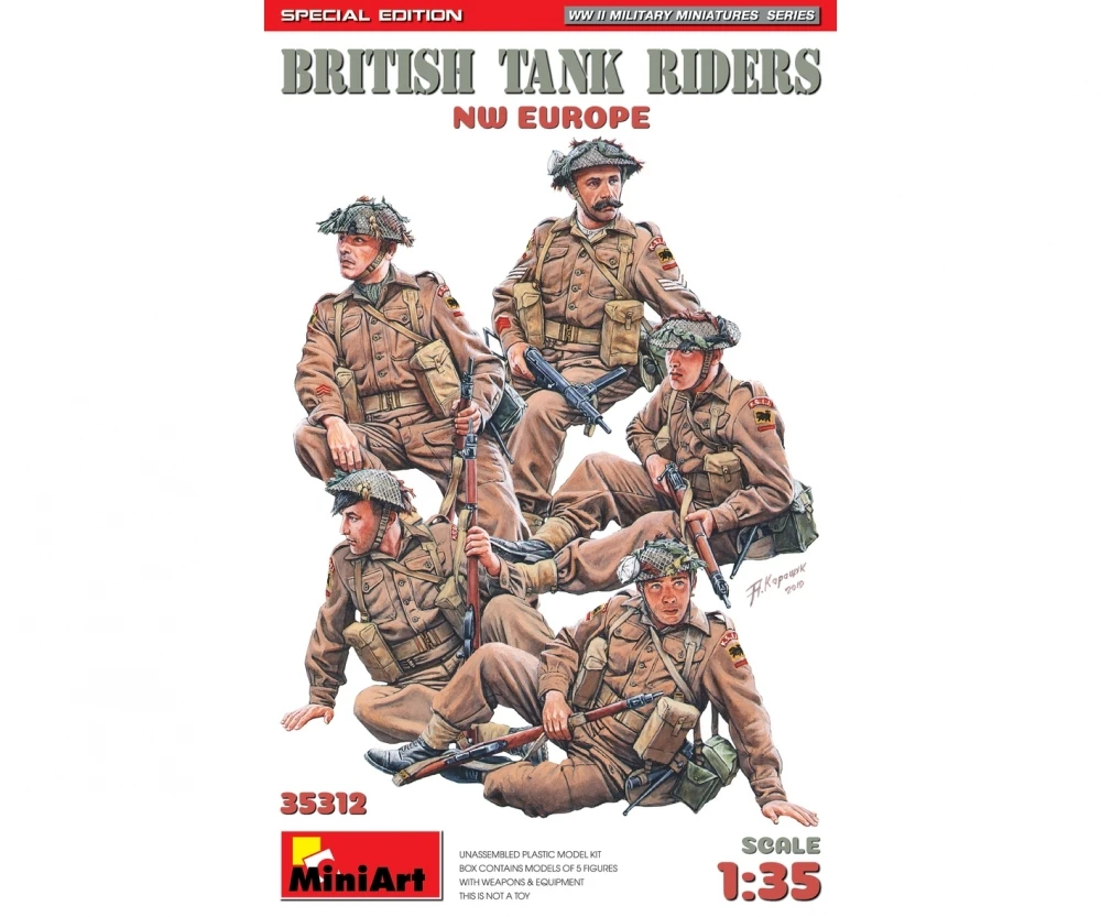 MiniArt 1:35 Fig. Brit. Soldaten Mitfah.NW (5)SE